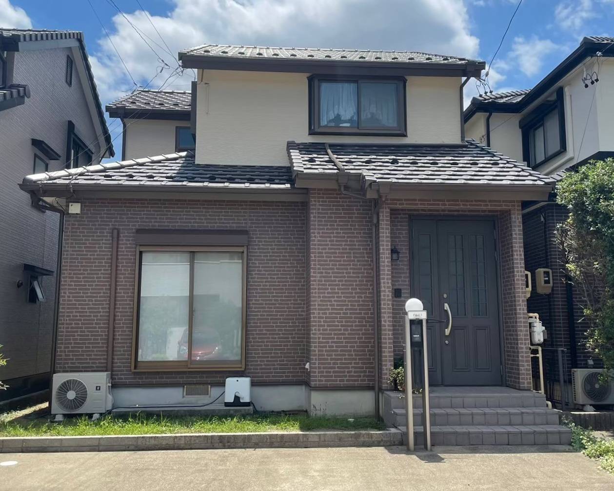 岐阜市の戸建て外壁塗装。プレミアムシリコンで塗り替えた後の画像